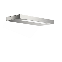 Luminaria de pared SLIM 24 N LED IP44, n�quel satinado 