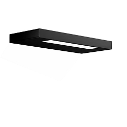 Luminaria de pared SLIM 24 N LED IP44, negro mate 