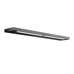Luminaria de pared SLIM 60 N LED IP44, negro mate 