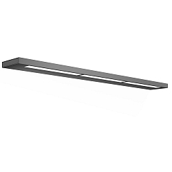 Luminaria de pared SLIM 80 N LED IP44, negro mate 