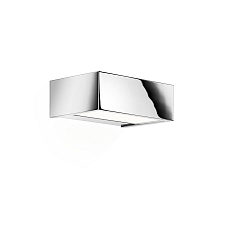 Luminaria de pared BOX 15 N LED IP44, cromo regulable
