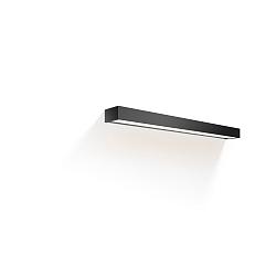 Luminaria de pared BOX 80 N LED IP44, negro mate regulable