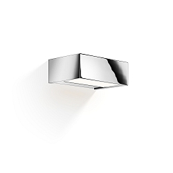 Luminaria de pared BOX 15 N LED IP44, cromo regulable