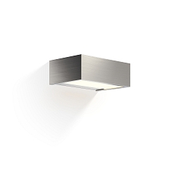 Luminaria de pared BOX 15 N LED IP44, n�quel satinado regulable