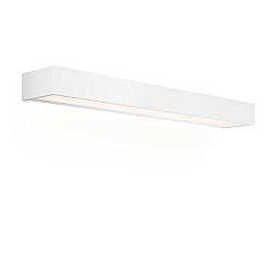 Luminaria de pared BOX 60 N LED IP44, blanco mate regulable