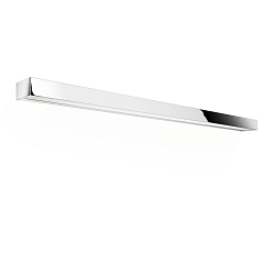 Luminaria de pared BOX 120 N LED IP44, cromo regulable