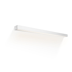 Luminaria de pared BOX 120 N LED IP44, blanco mate regulable