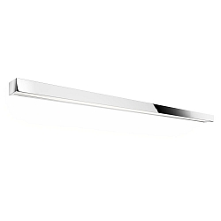 Luminaria de pared BOX 150 N LED IP44, cromo regulable