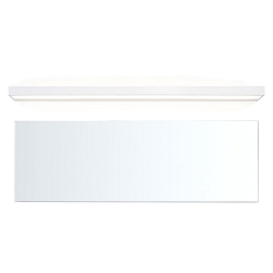 Luminaria de pared BOX 150 N LED IP44, blanco mate regulable