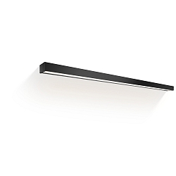 Luminaria de pared BOX 150 N LED IP44, negro mate regulable