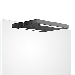 Luminaria de espejo SLIM 1-24 N LED IP44, negro mate 