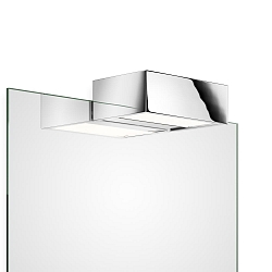 Luminaria de espejo BOX 1-15 N LED IP44, cromo regulable