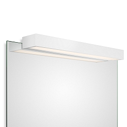 Luminaria de espejo BOX 1-60 N LED IP 44, blanco mate regulable