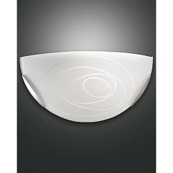 Luminaria de pared KENT de 1 llama, doble, abombado E27 IP20, blanco regulable
