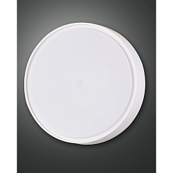 Fabas Luce HATTON LED Ceiling luminaire, IP65, � 30cm, white, 3000K