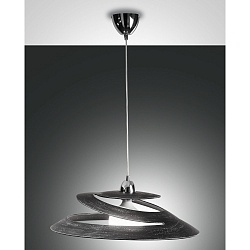 Luminaria colgante ARAGON est�ndar E27 IP20, negro regulable