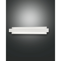 Luminaria de pared REGOLO Arriba-Abajo, indirecta IP20, satinado, blanco regulable