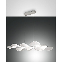 LED Pendant luminaire SYLVIE, 1x 40W, 3000K, 3200lm, IP20, white