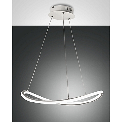 pendant luminaire TIRRENO IP20, satined, white