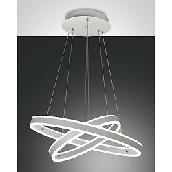 Luminaria colgante PALAU IP20, blanco regulable