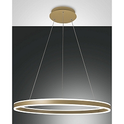 pendant luminaire PALAU IP20, gold, mat dimmable