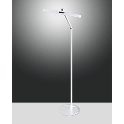 Luminaria de pedestal BEBA IP20, blanco regulable