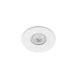Luminaria empotrable para techos WET GU10 IP44, blanco mate
