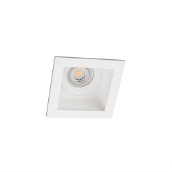 Luminaria empotrable MOIST GU10 IP44, blanco mate