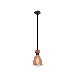 Luminaria colgante RETRO E14 IP20, color cobre, mate 