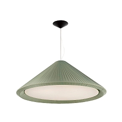 pendant luminaire SAIGON IN 4 flames E27 IP20, olive green, black matt 