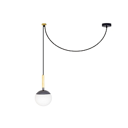pendant luminaire MINE PC E27 IP20, dark grey 