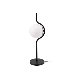 Luminaria de mesa LE VITA IP20, negro mate regulable
