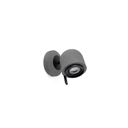 Luminaria de pared STONE GU10 IP20, gris 