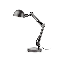 Luminaria de mesa BAOBAB inclinable E14 IP20, gris 