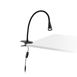 Luminaria de mesa LENA LED IP20, negro mate 
