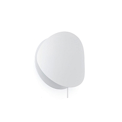 Luminaria de pared OVO R7S IP20, blanco mate 