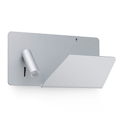 wall luminaire SUAU LED IP20, grey 