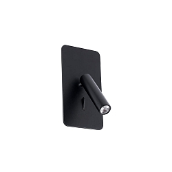 wall luminaire SUAU LED IP20, black matt 