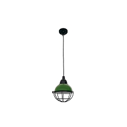 Luminaria colgante CLAIRE E27 IP20, verde, brillante 