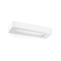 Luminaria de pared OLAF de 2 llamas E14 IP20, blanco mate 