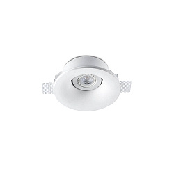 Luminaria empotrable para techos NEU GU5.3 IP20, blanco mate 