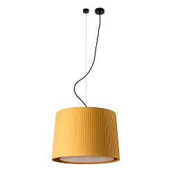 pendant luminaire SAMBA E27 IP20, yellow, black matt 