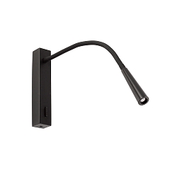 wall luminaire FLIN LED IP20, black matt 