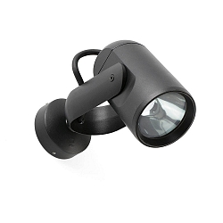 Luminaria de pared para exteriores SLOT LED IP65, negro 