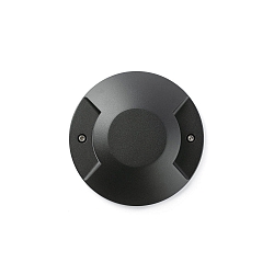 Luminaria de pared para exteriores LOTH LED IP67, negro mate 