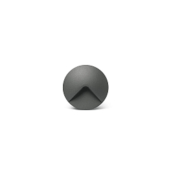 Luminaria de pared para exteriores UVE LED IP44, plomo oscuro 