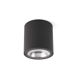 Luminaria de techo GOZ LED IP65, plomo oscuro 