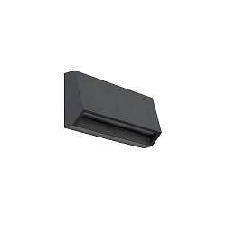 Luminaria de pared para exteriores MUST LED IP65, plomo oscuro 