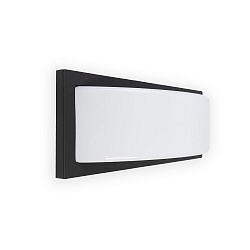 Luminaria de pared MOL E27 IP44, plomo oscuro 