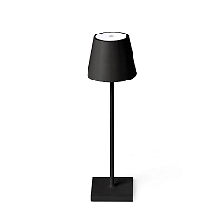 Luminaria de mesa TOC LED IP54, negro mate 
